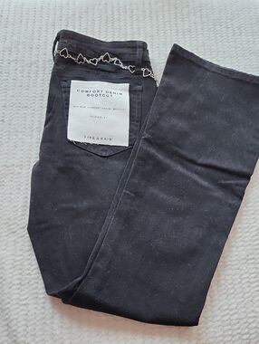 Fire & Rain Stylish Black Jeans with Chain Detail Brand New